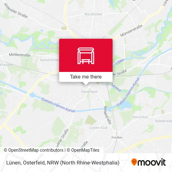 Lünen, Osterfeld map