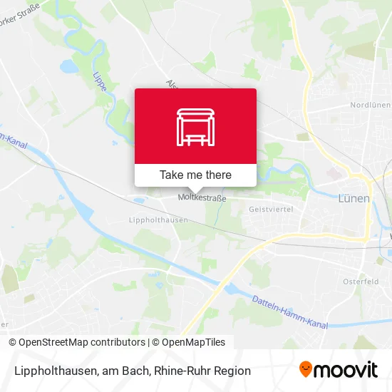 Карта Lippholthausen, am Bach