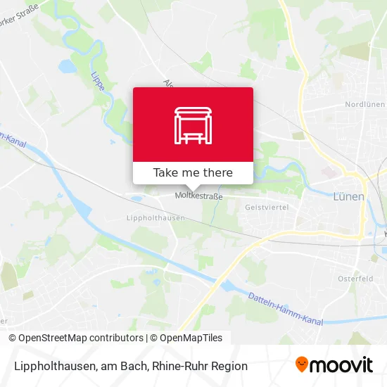 Карта Lippholthausen, am Bach