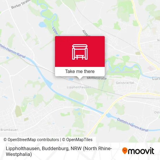 Lippholthausen, Buddenburg map