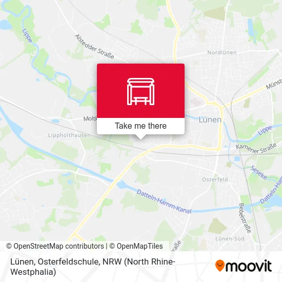 Lünen, Osterfeldschule map