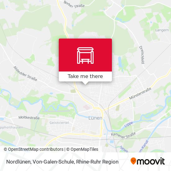 Nordlünen, Von-Galen-Schule map