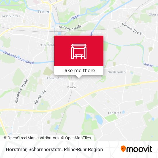 Horstmar, Scharnhorststr. map