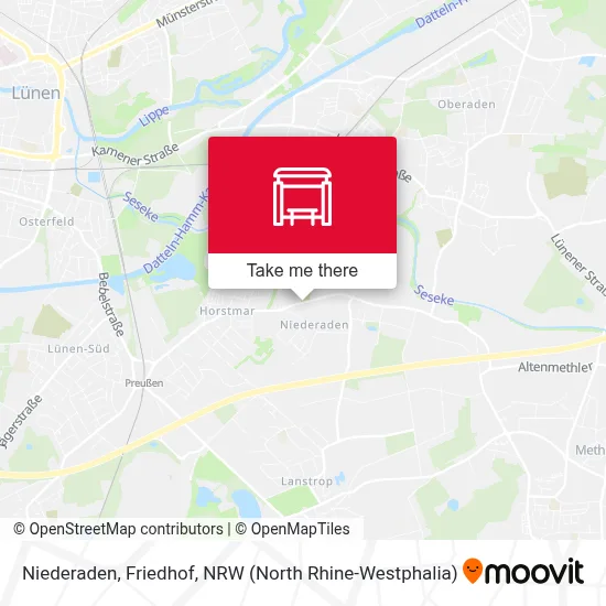 Niederaden, Friedhof map