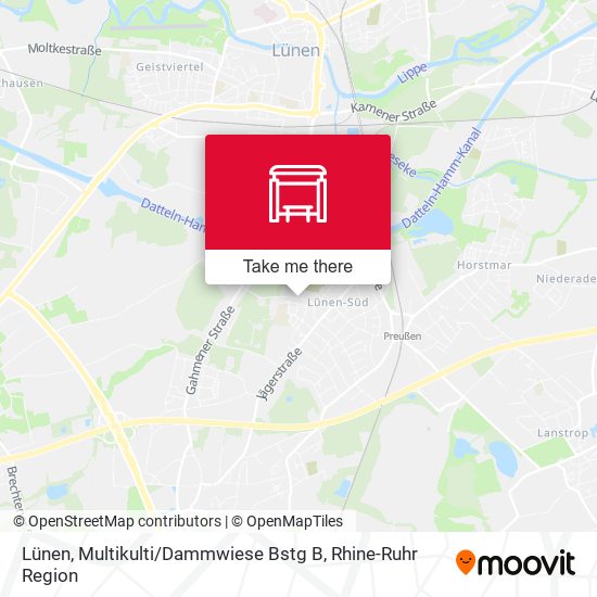 Lünen, Multikulti / Dammwiese Bstg B map