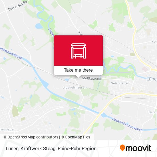 Lünen, Kraftwerk Steag map