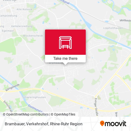Brambauer, Verkehrshof map