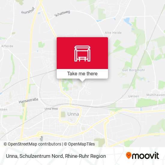 Unna, Schulzentrum Nord map