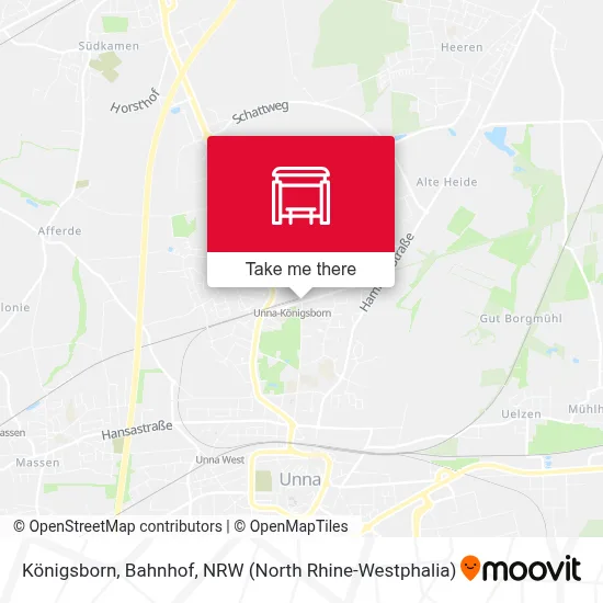 Königsborn, Bahnhof map