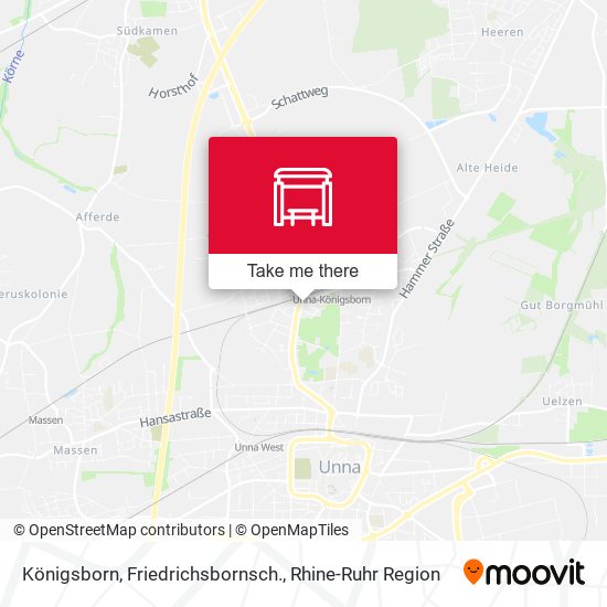 Königsborn, Friedrichsbornsch. map