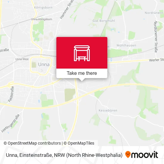 Карта Unna, Einsteinstraße