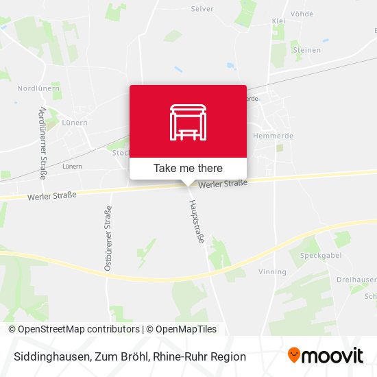 Siddinghausen, Zum Bröhl map
