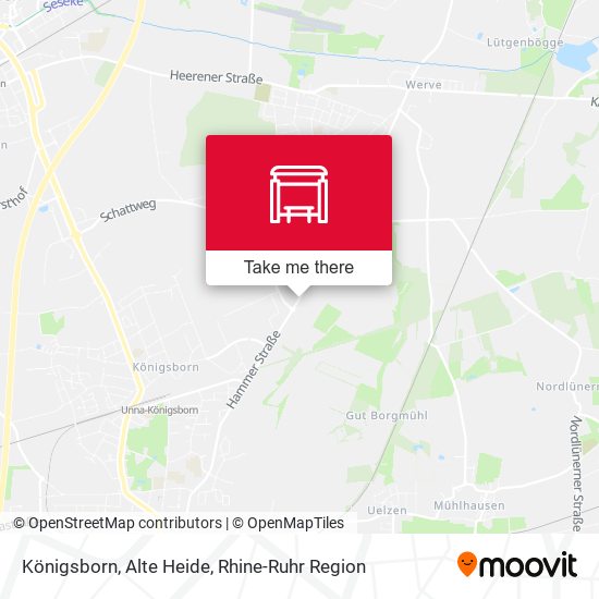 Königsborn, Alte Heide map