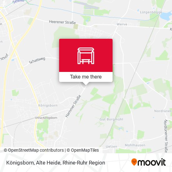 Königsborn, Alte Heide map