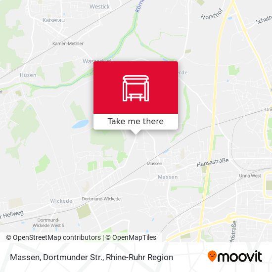 Massen, Dortmunder Str. map