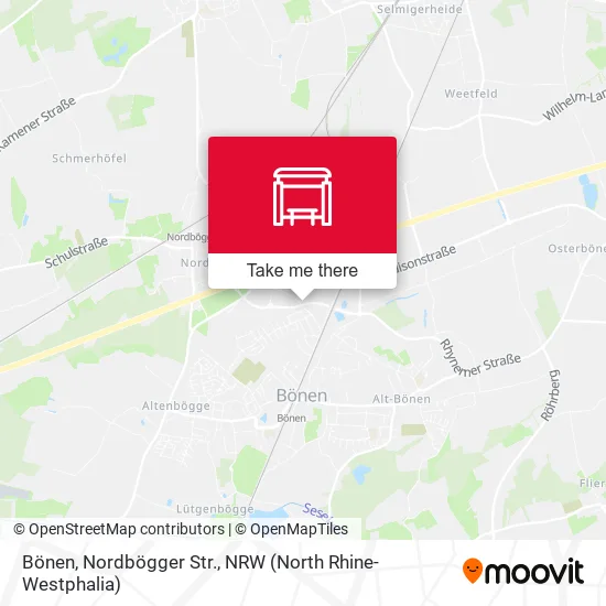 Карта Bönen, Nordbögger Str.