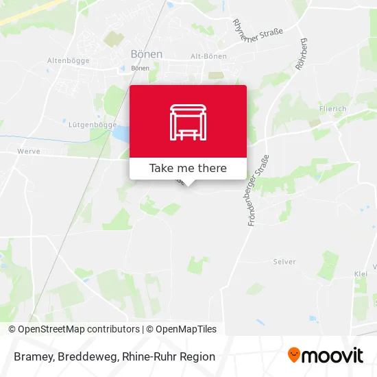 Карта Bramey, Breddeweg