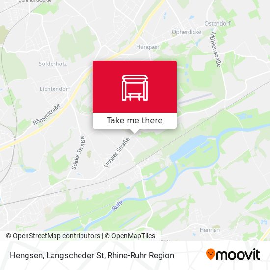 Hengsen, Langscheder St map