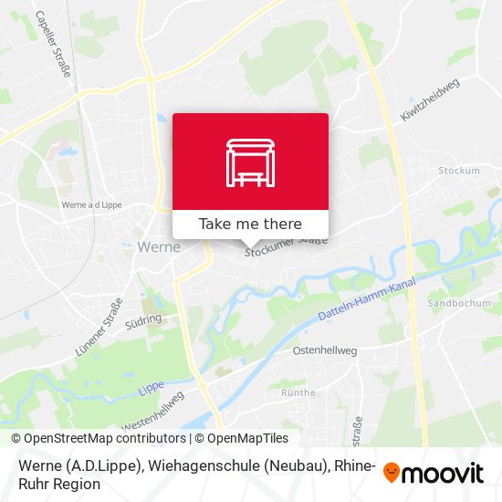Werne (A.D.Lippe), Wiehagenschule (Neubau) map