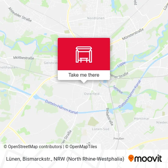 Lünen, Bismarckstr. map