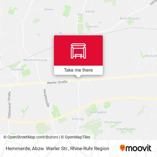 Hemmerde, Abzw. Werler Str. map