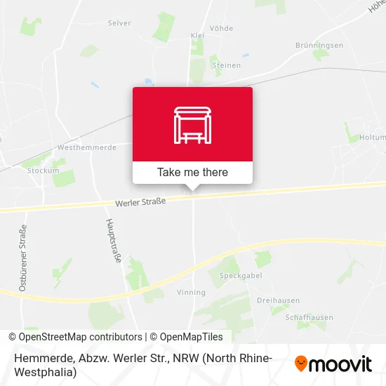 Hemmerde, Abzw. Werler Str. map