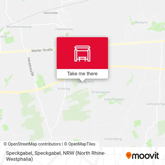 Speckgabel, Speckgabel map