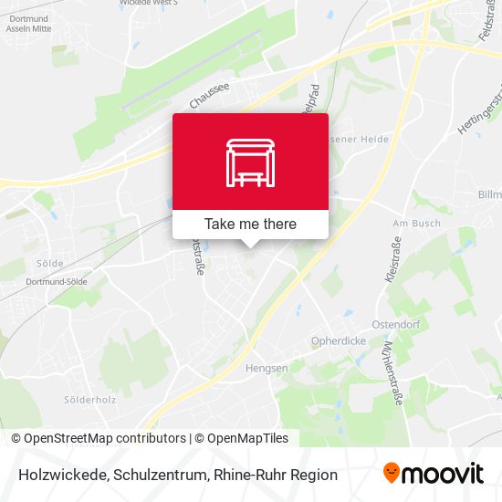 Holzwickede, Schulzentrum map