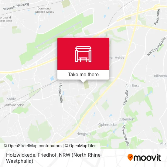 Holzwickede, Friedhof map