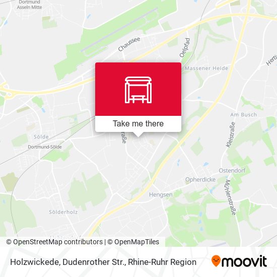 Holzwickede, Dudenrother Str. map