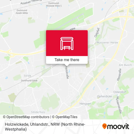 Holzwickede, Uhlandstr. map