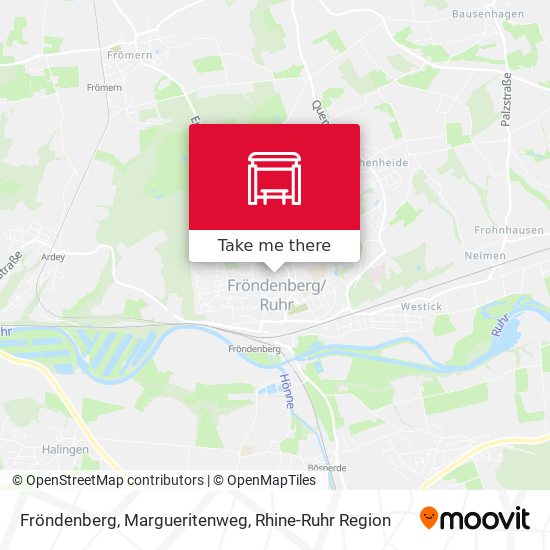 Fröndenberg, Margueritenweg map