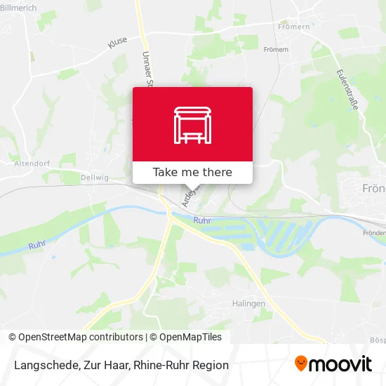 Карта Langschede, Zur Haar