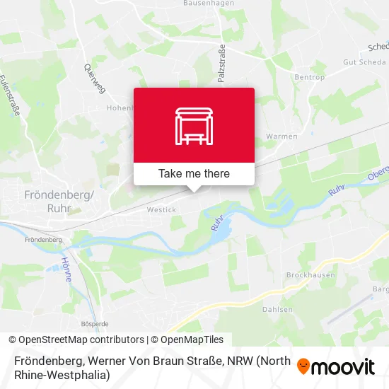 Карта Fröndenberg, Werner Von Braun Straße