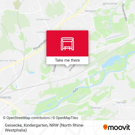 Geisecke, Kindergarten map