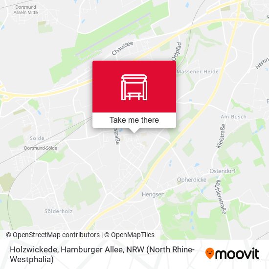 Holzwickede, Hamburger Allee map