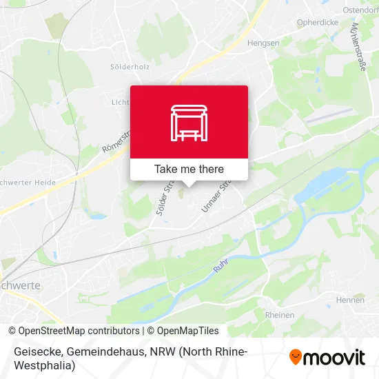 Geisecke, Gemeindehaus map