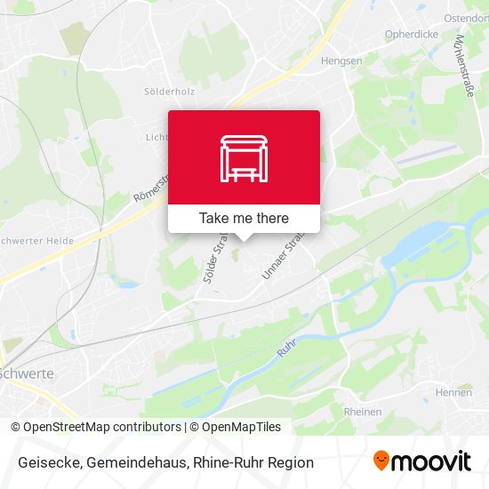 Geisecke, Gemeindehaus map