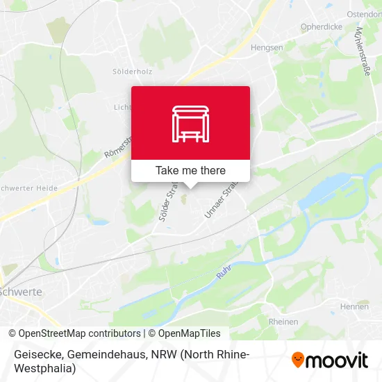 Geisecke, Gemeindehaus map