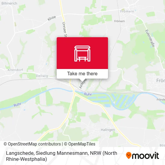 Langschede, Siedlung Mannesmann map