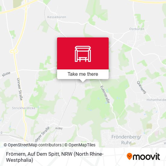 Frömern, Auf Dem Spitt map