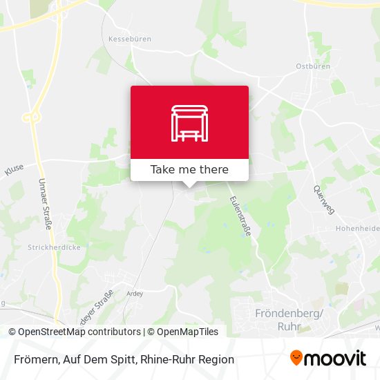 Frömern, Auf Dem Spitt map