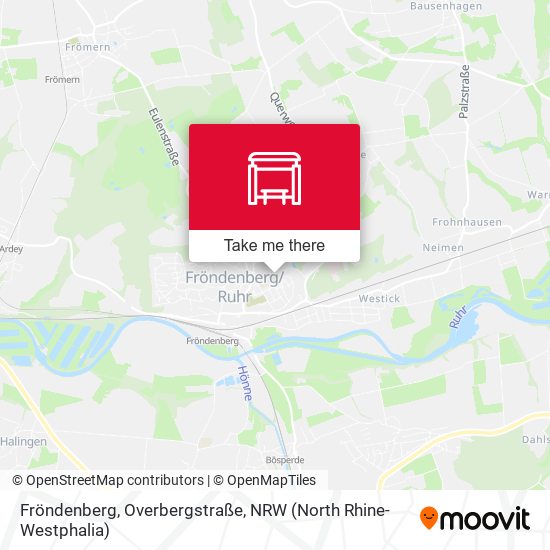 Fröndenberg, Overbergstraße map
