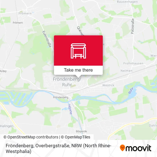 Карта Fröndenberg, Overbergstraße