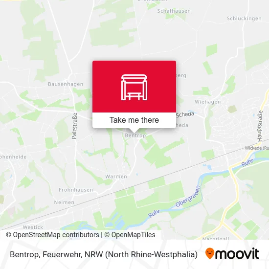 Bentrop, Feuerwehr map