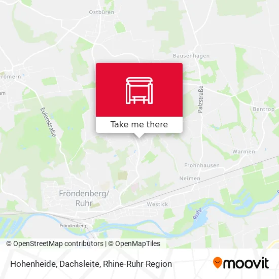 Карта Hohenheide, Dachsleite