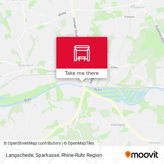 Карта Langschede, Sparkasse