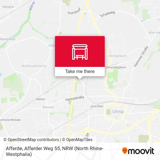 Afferde, Afferder Weg 55 map