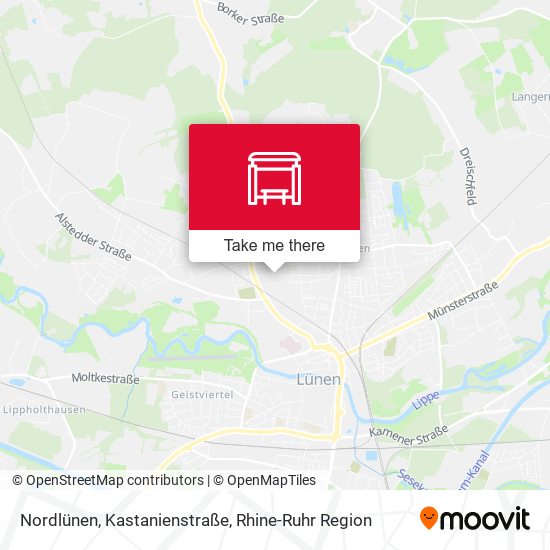 Nordlünen, Kastanienstraße map