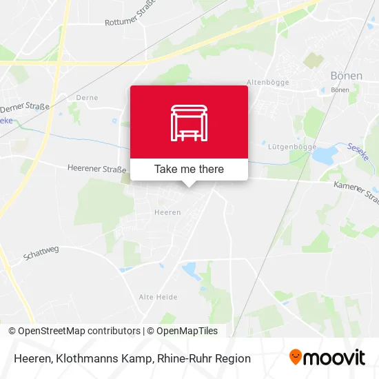 Карта Heeren, Klothmanns Kamp